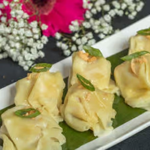 Chicken & Shrimp Dumplings.