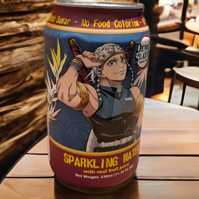 Demon Slayer Sparking Water. Peach.
