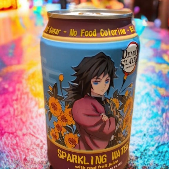 Demon Slayer Sparking Water Passion Fruit.