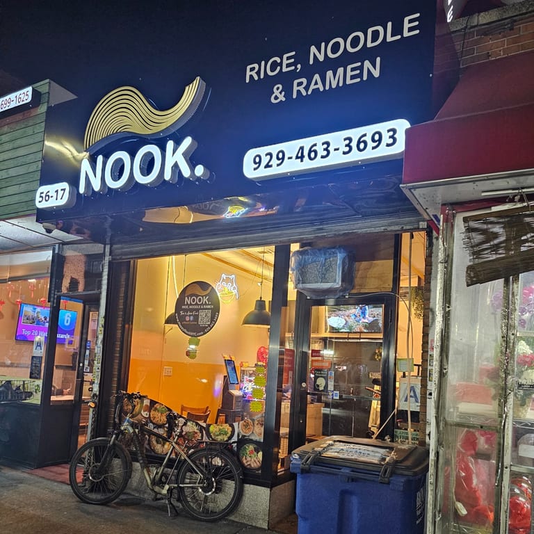 Welcome to NOOK. Rice, Noodle & Ramen 🍜
