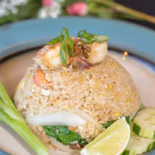 Thai Fried Rice Vegan.