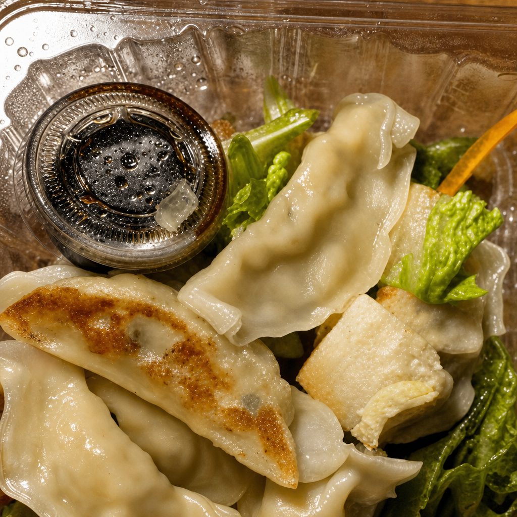 Pan Fried Chicken Gyoza.