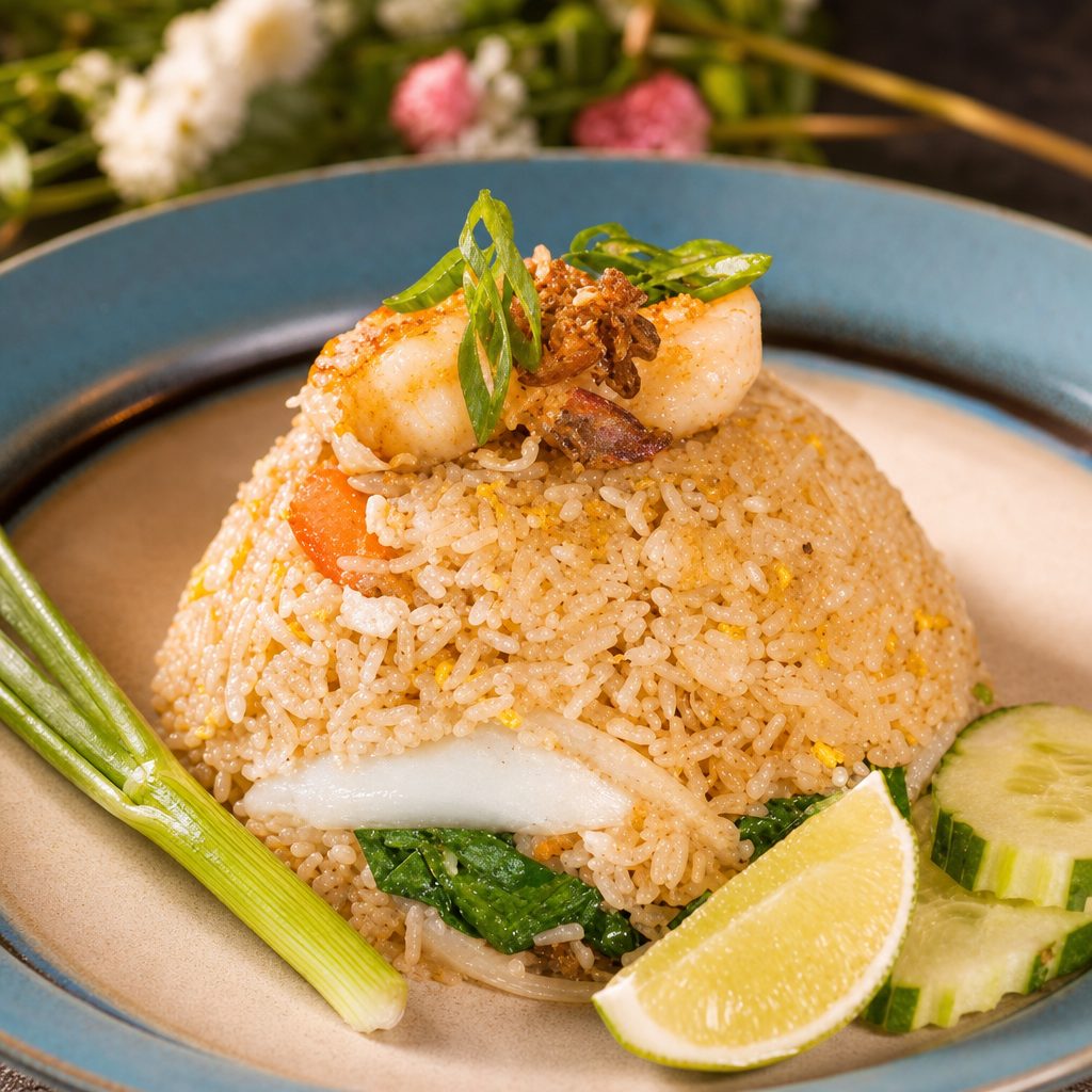 Thai Fried Rice Vegan.
