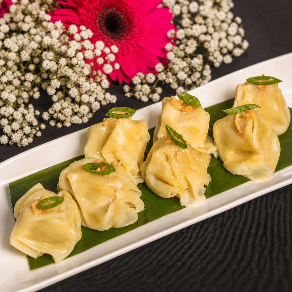Chicken & Shrimp Dumpling Soup.